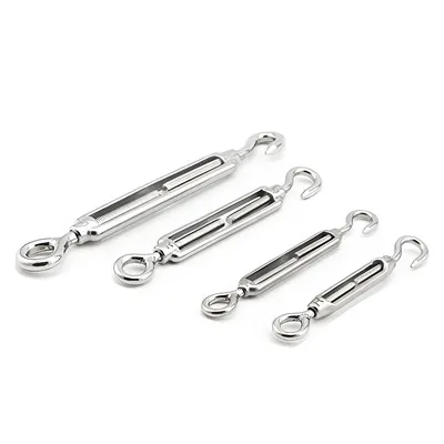 ตะขอในชุดน็อตยึด 4 ชิ้นพร้อมตะขอ มีรูปทรงอย่างไร?